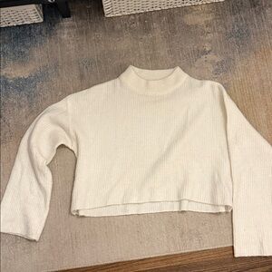 H&M Cream Cowl Neck Sweater